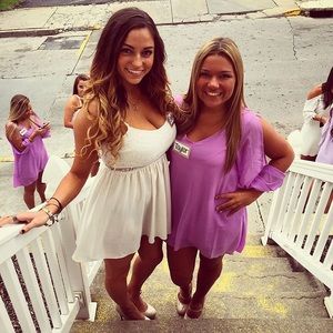 Cute White Lace Dress 💞